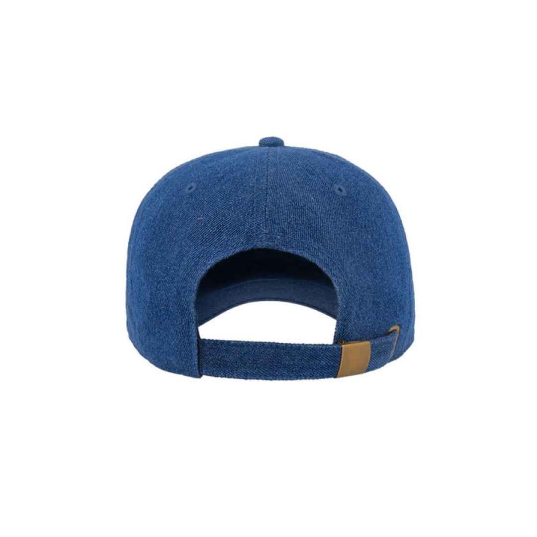 Бейсболка "DAD HAT", 6 клиньев, металлическая застежка, светлый джинс, 100% хлопок, 280 г/м2