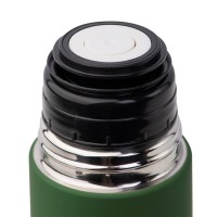 Термос SOFT, 500 мл, зеленый, нержавеющая сталь с прорезиненным покрытием