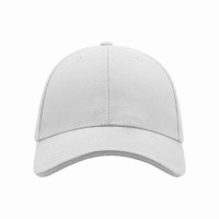 Бейсболка "LIBERTY SANDWICH",6 клиньев,сэндвич, металл. застежка, белый,100% хлопок,250 г/м2