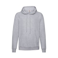 Толстовка мужская "LIGHTWEIGHT", серый меланж_S, 80% хлопок, 20% полиэстер, 240 г/м2