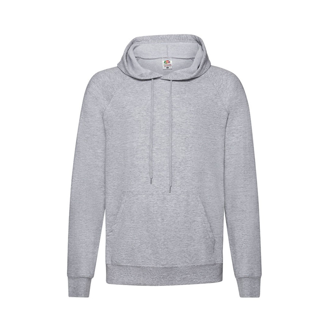 Толстовка мужская "LIGHTWEIGHT", серый меланж_M, 80% хлопок, 20% полиэстер, 240 г/м2