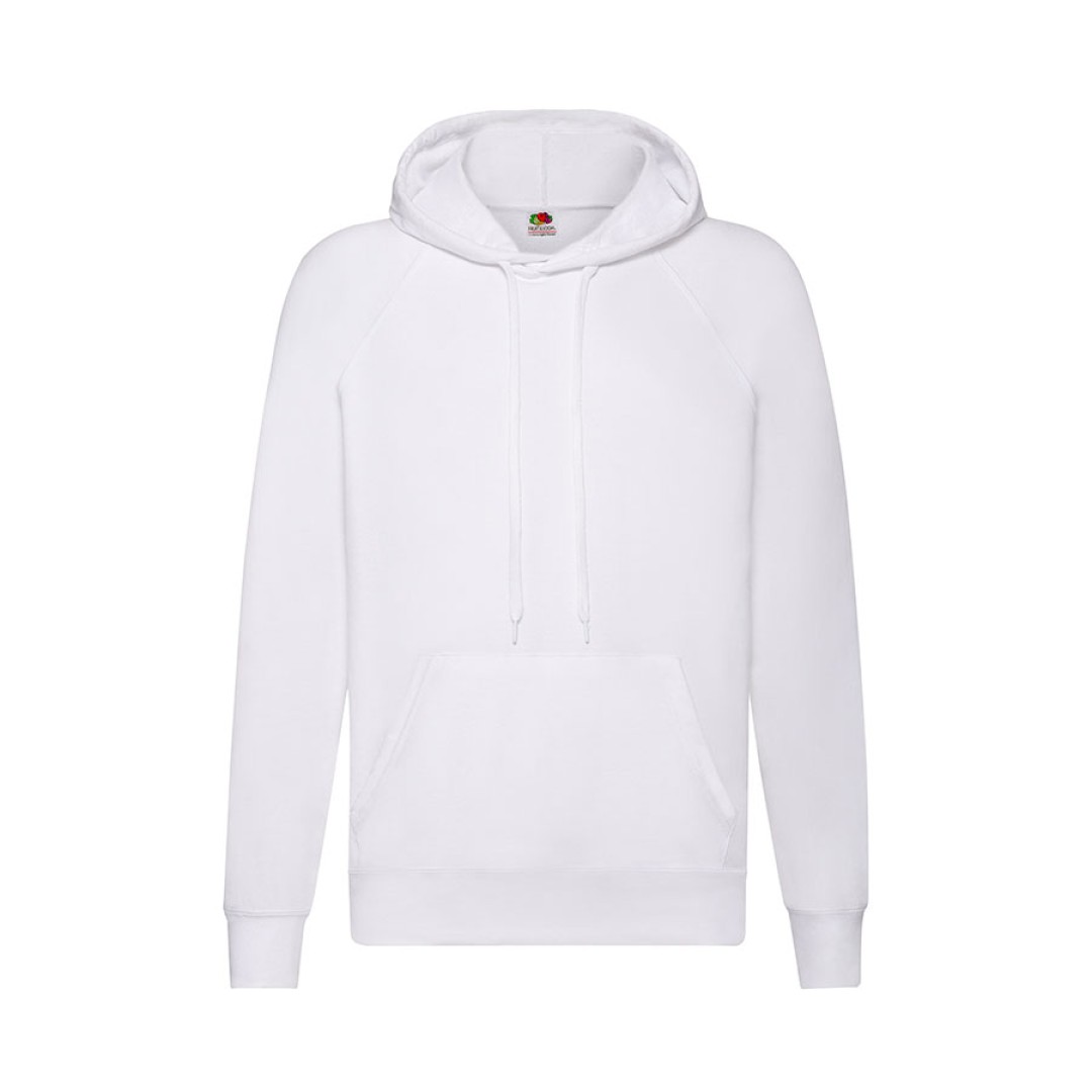 Толстовка мужская "LIGHTWEIGHT", белый_L, 80% хлопок, 20% полиэстер, 240 г/м2