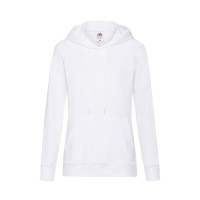 Толстовка женская "LIGHTWEIGHT", белый_L, 80% хлопок, 20% полиэстер, 240 г/м2