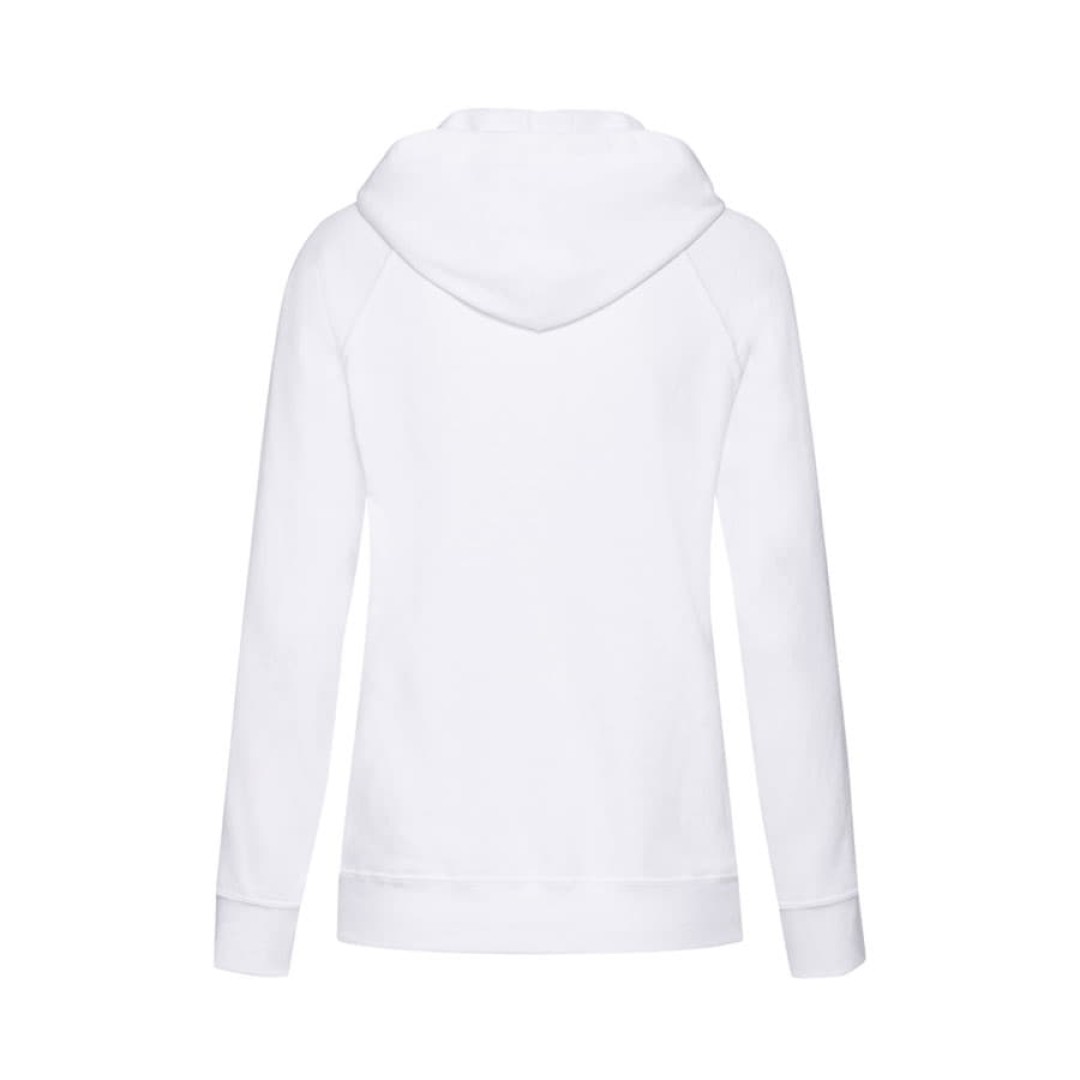Толстовка женская "LIGHTWEIGHT", белый_L, 80% хлопок, 20% полиэстер, 240 г/м2