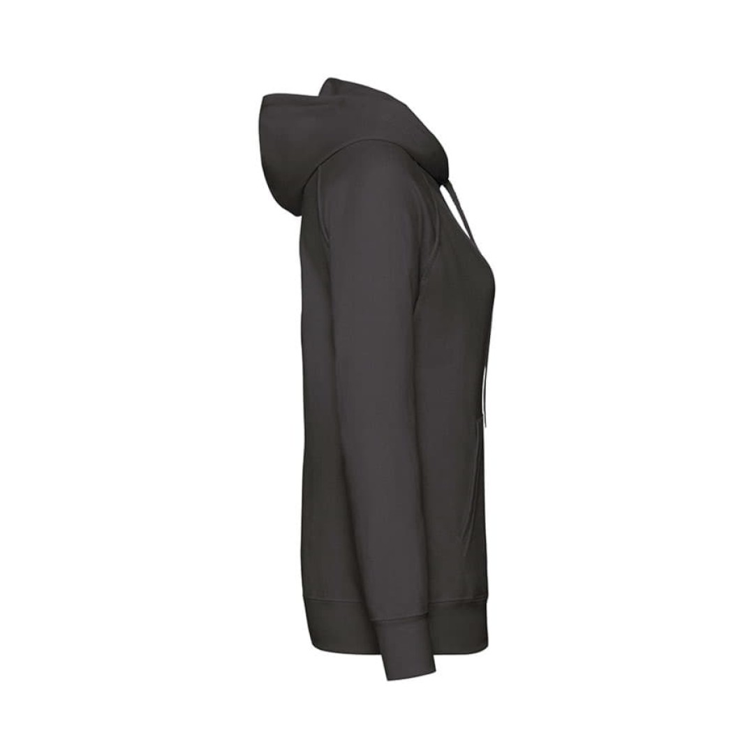 Толстовка женская "LIGHTWEIGHT", черный_M, 80% хлопок, 20% полиэстер, 240 г/м2