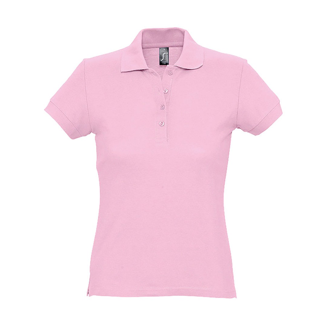 Поло женское PASSION, розовый, XL, 100% хлопок, 170 г/м2