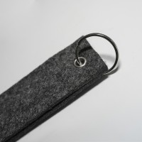 Пуллер-ремувка FELTY 12 х 3 см, темно-серый, RPET фетр