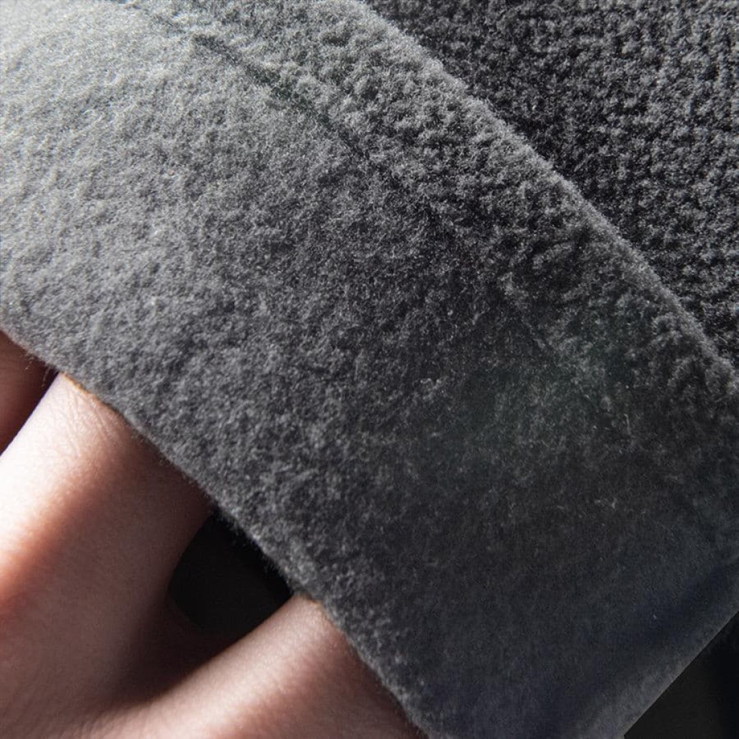 Перчатки флисовые сенсорные TRAIL, темно-серый, S/M, 100% полиэстер, 220 г/м2