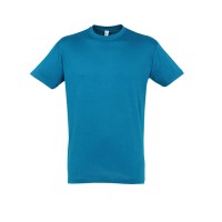Футболка мужская REGENT, лазурный, 2XL, 100% хлопок, 150 г/м2