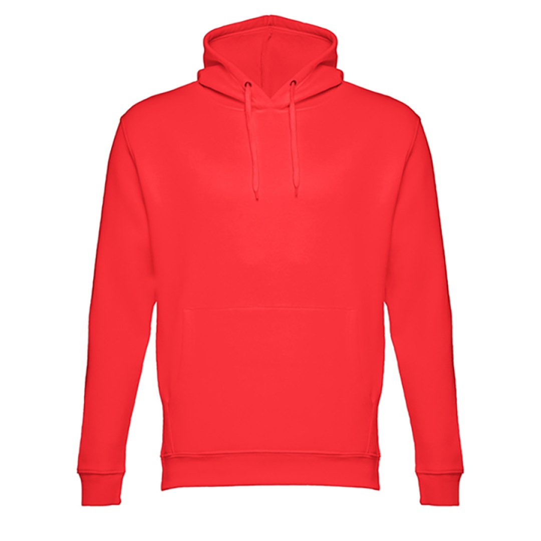 Толстовка мужская с капюшоном PHOENIX, красный, 2XL, 50% хлопок, 50 полиэстер, плотность 320 г/м2