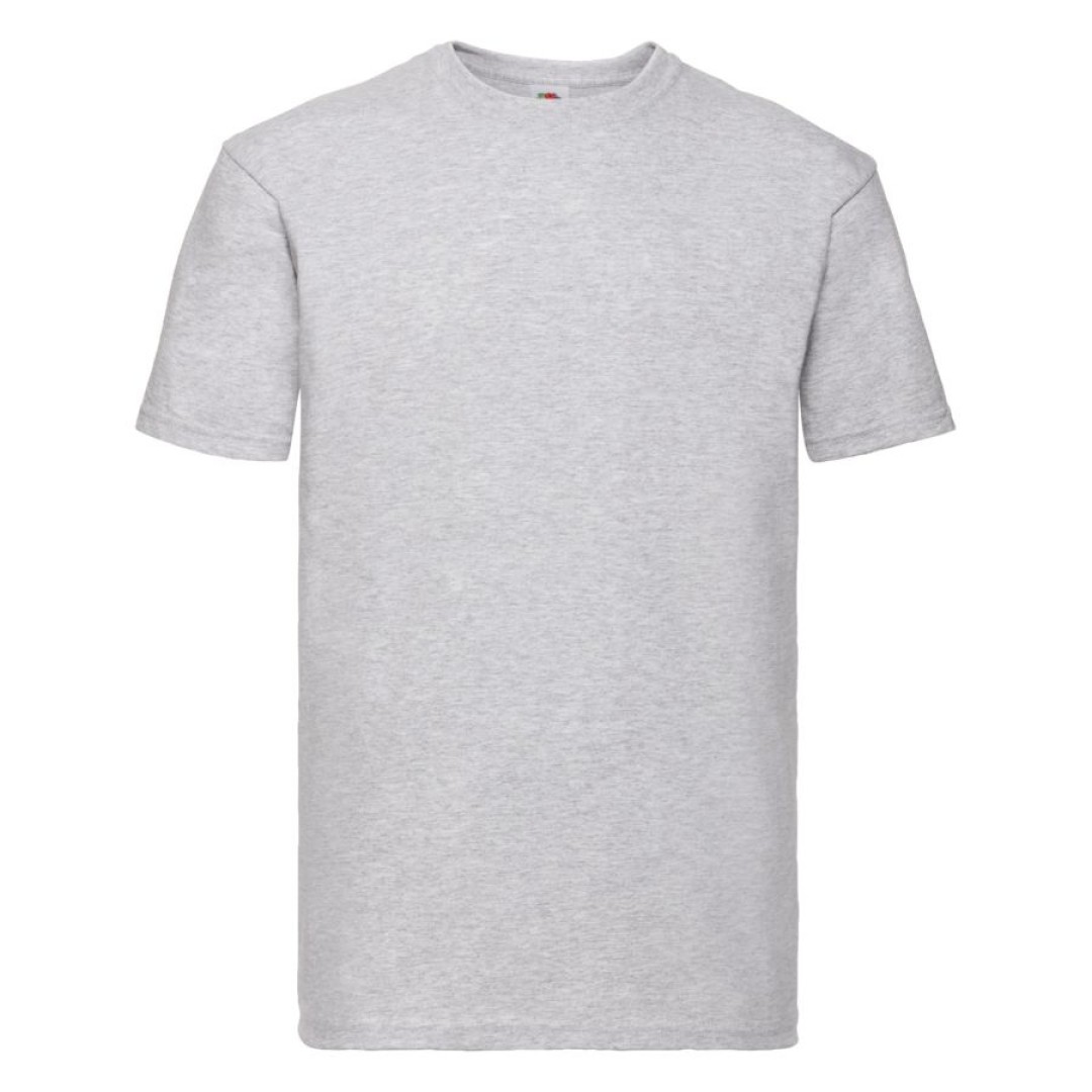 Футболка мужская "Super Premium T",  серый меланж_2XL, 97% х/б, 3% п/э, 205 г/м2