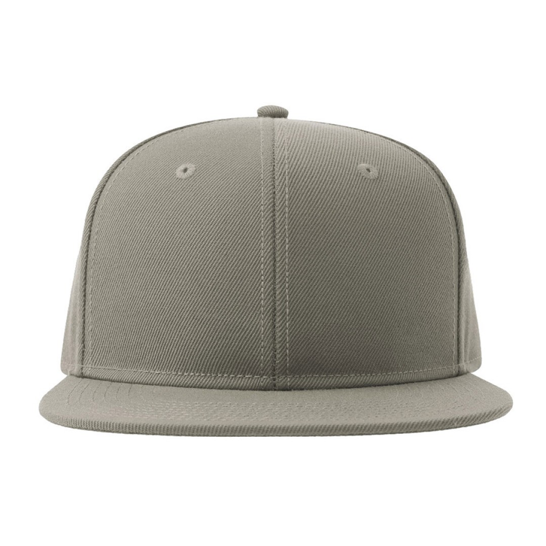 Бейсболка "SNAP BACK-S", 6 клиньев, пластик. застежка, серый, 100% перераб. полиэстер, 300 гр/м2