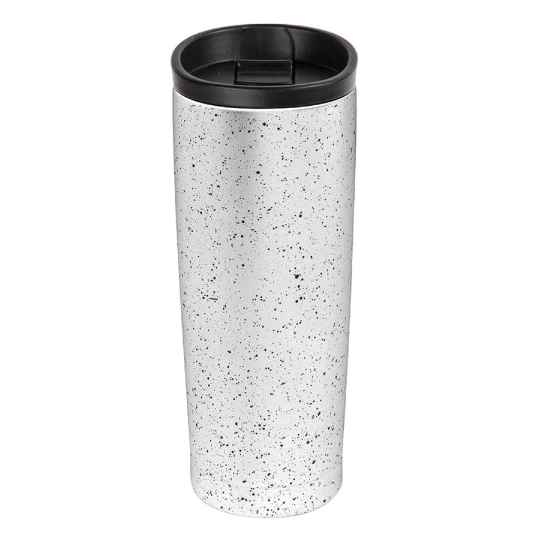 Термокружка вакуумная SPACE,  450 мл, белый, металл/пластик