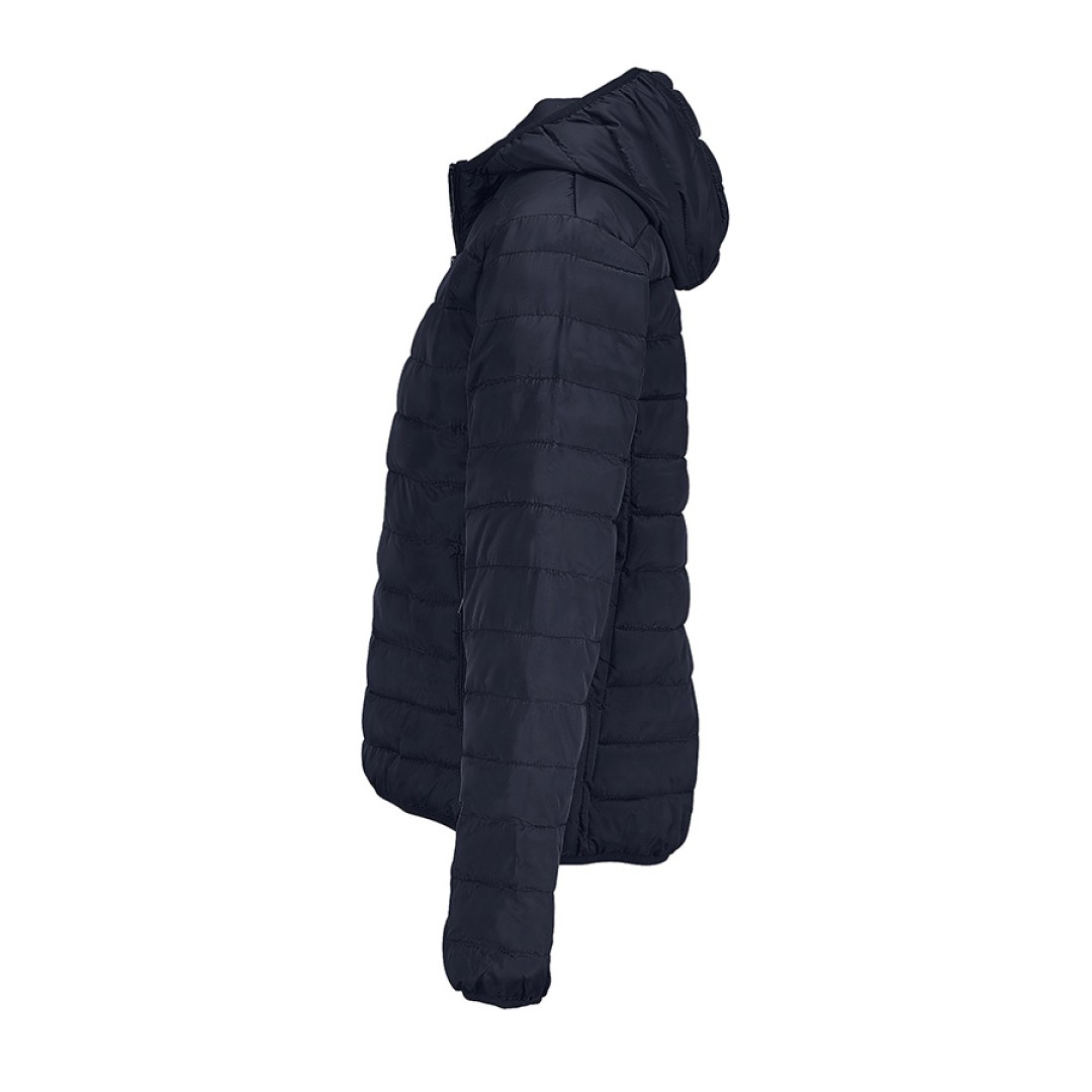 Куртка женская "STREAM HOODED", тёмно-синий, L, таффета 280 Т, 100% полиэстер