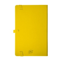 Бизнес-блокнот А5 FLIPPY, желтый, твердая обложка, в линейку