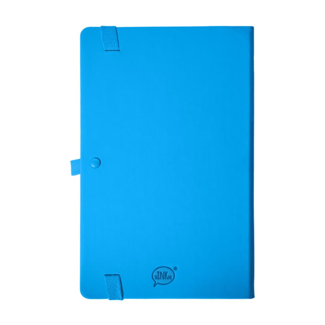 Бизнес-блокнот А5 FLIPPY, голубой, твердая обложка, в линейку