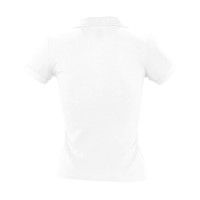 Поло женское PEOPLE, белый, S, 100% хлопок, 210 г/м2