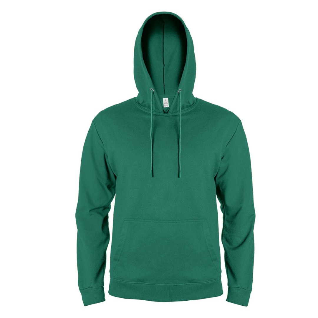 Толстовка мужская с капюшоном SELEN, тёмно-зелёный, 3XL, 50 % хлопок, 50% полиэстер, 260 г/м2