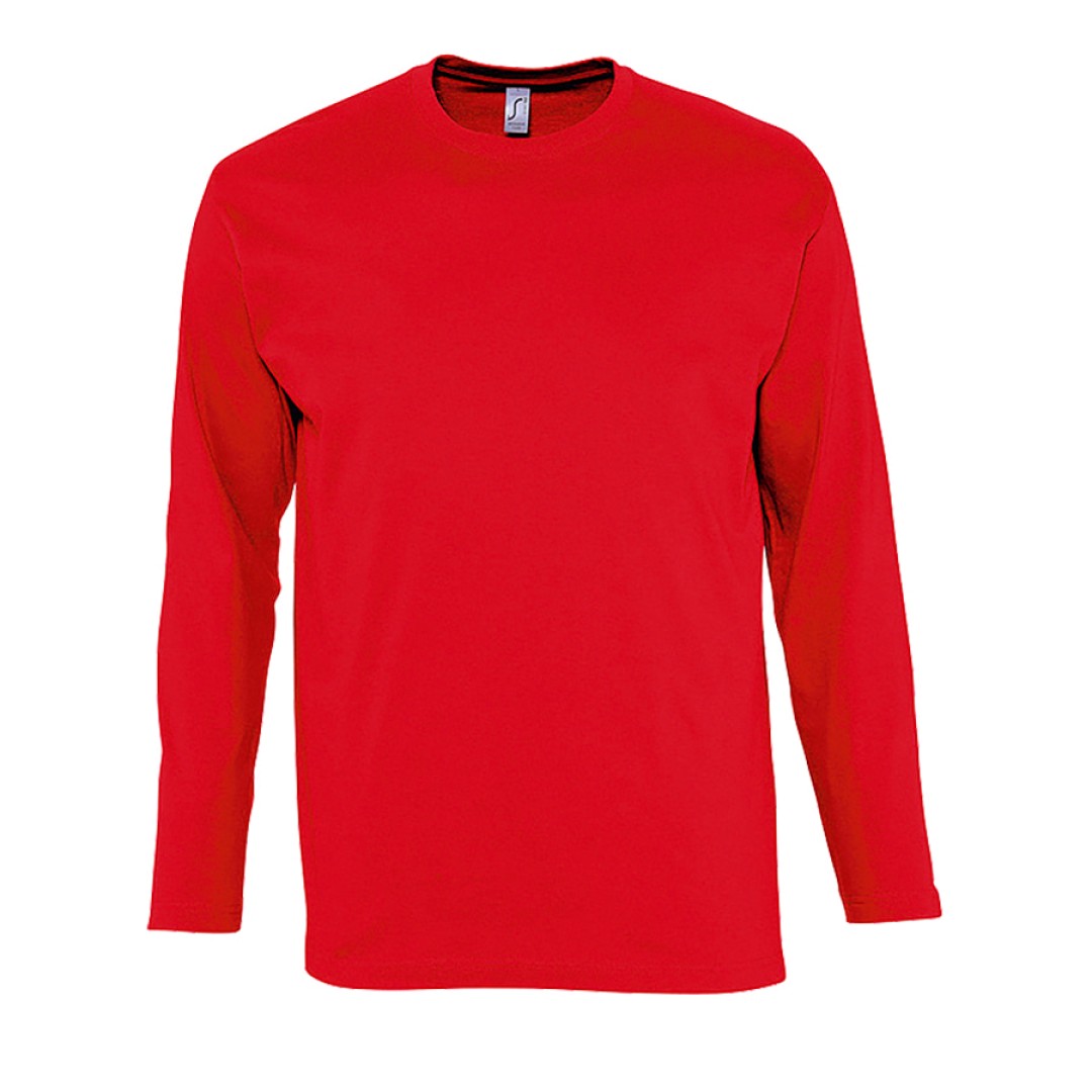 Футболка мужская с длинным рукавом MONARCH, красный, 5XL, 100% хлопок, 150 г/м2