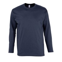 Футболка мужская с длинным рукавом MONARCH, темно-синий, 5XL, 100% хлопок, 150 г/м2