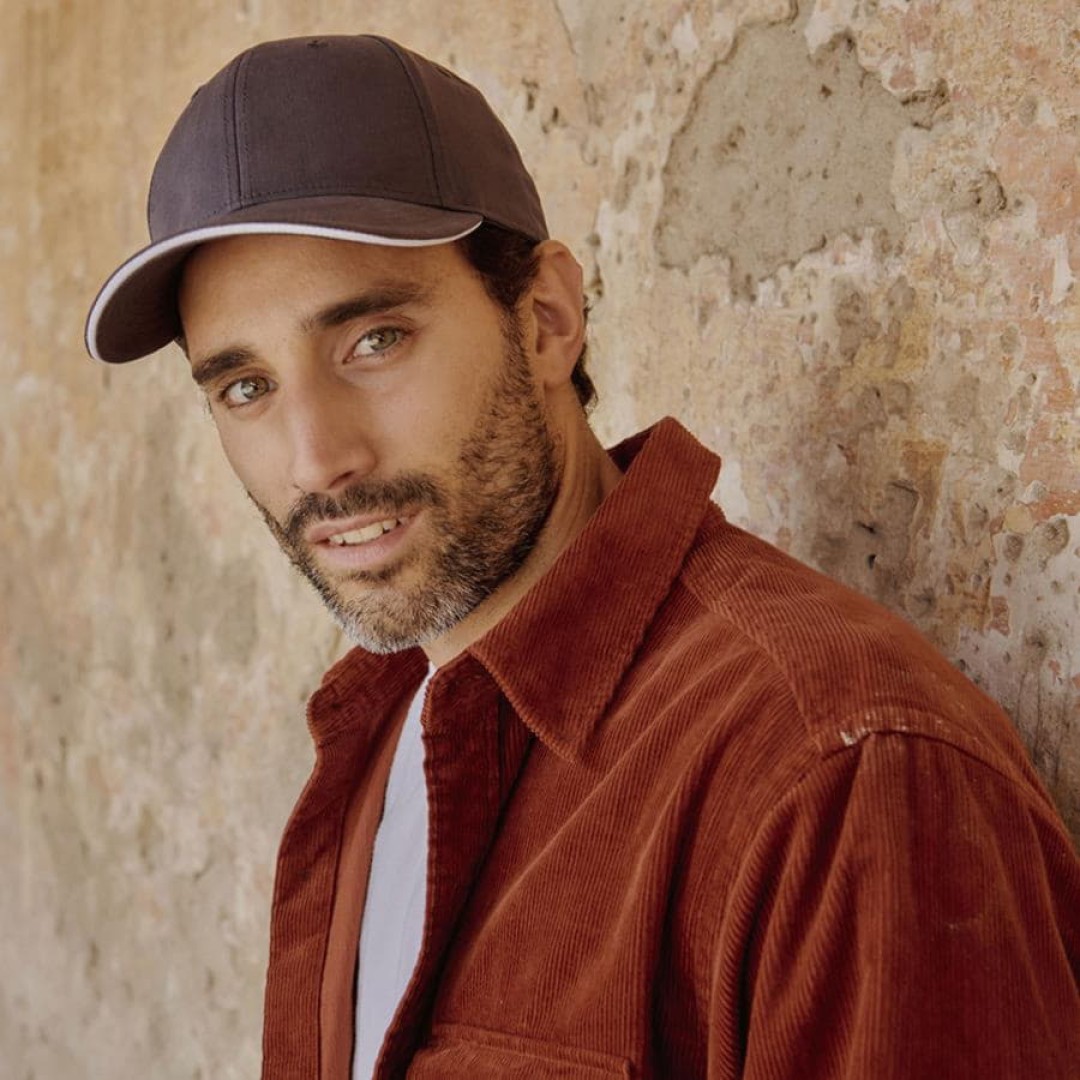 Бейсболка "LIBERTY SANDWICH-S",6 клиньев,сэндвич,металл.застежка, красный/белый,100% хлопок,270 г/м2