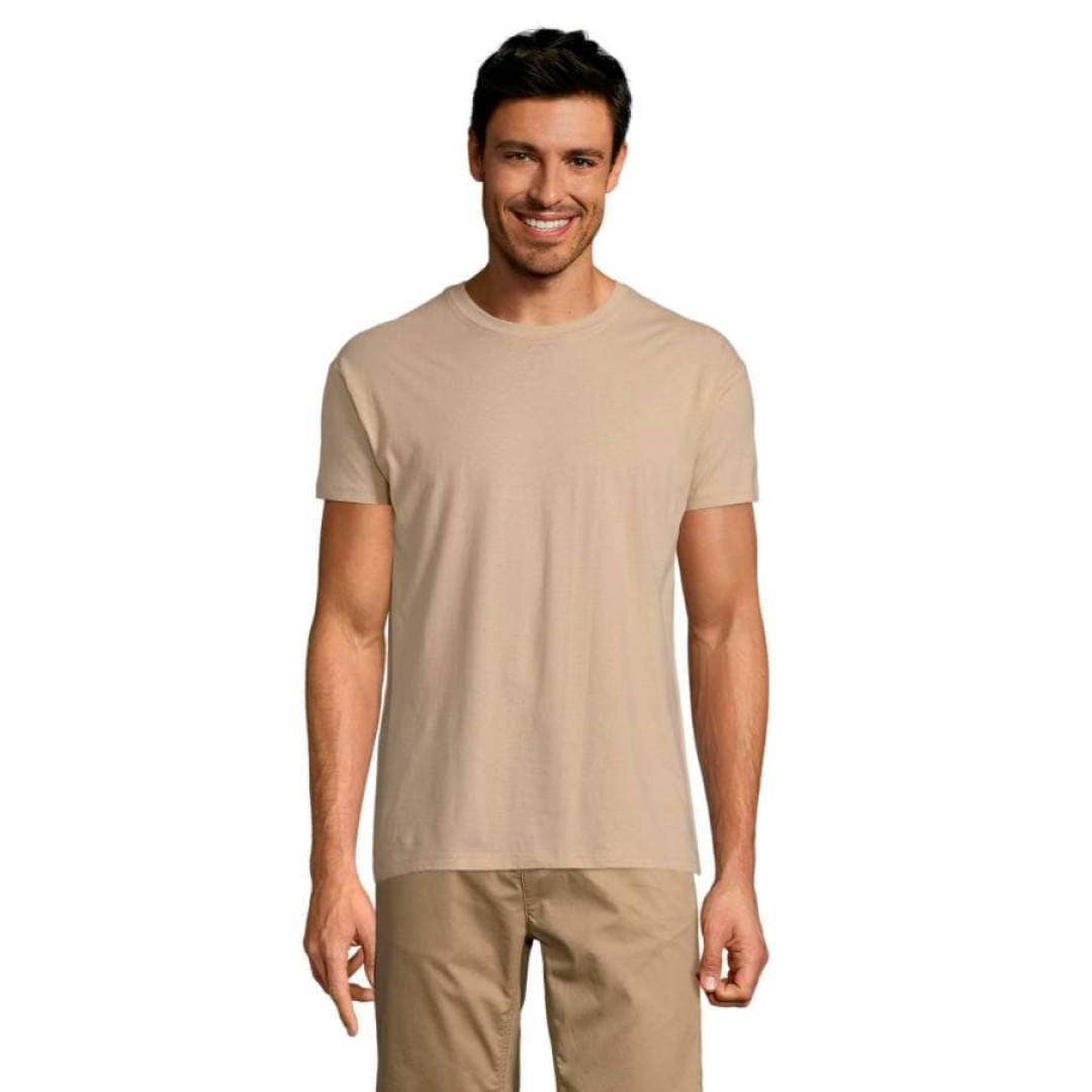 Футболка мужская REGENT, песочный, 2XL, 100% хлопок, 150г/м2