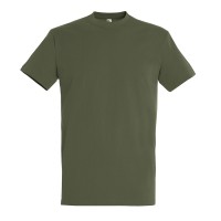 Футболка мужская IMPERIAL, тёмный хаки, 2XL, 100% хлопок 190г/м2