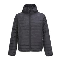 Куртка мужская "STREAM HOODED", черный, S, таффета 280 Т, 100% полиэстер
