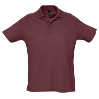 Рубашка поло мужская SUMMER II, бордовый, XS, 100% хлопок, 170 г/м2