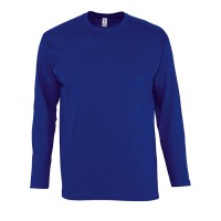 Футболка мужская с длинным рукавом MONARCH, синий, 4XL, 100% хлопок, 150 г/м2