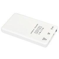 Универсальный аккумулятор "Plain" (2800mAh) с фонариком,9,6х5,5х1см,пластик , шт