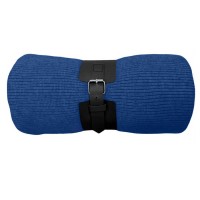 Плед  "Belt", синий, 130 х 180 см, 100% акрил, с поясом