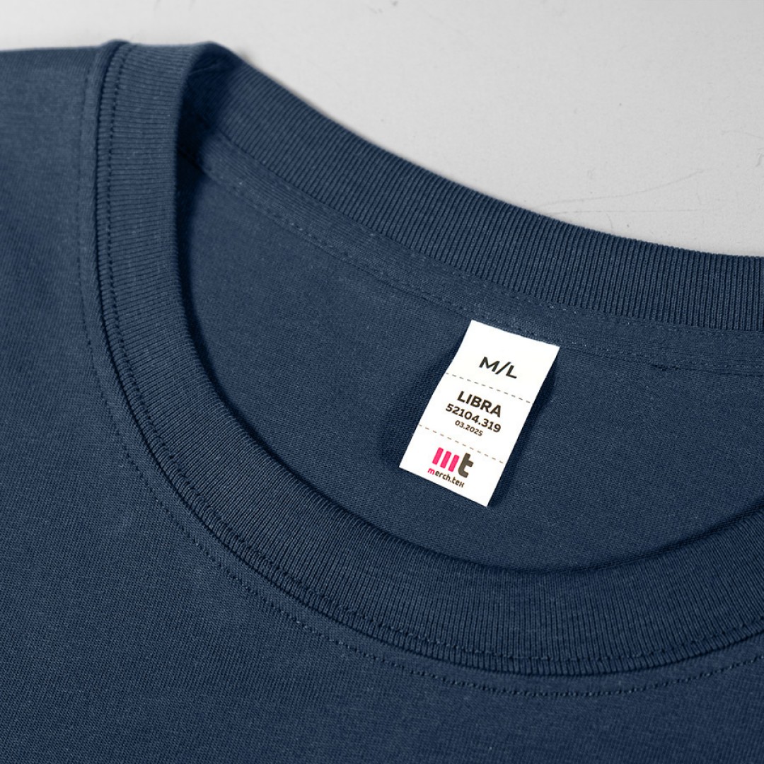 Футболка мужская оверсайз LIBRA, тёмно-синий, XL/2XL, 100% хлопок, 220 г/м2