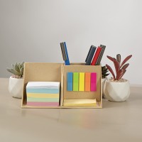 Органайзер настольный CUBE, бежевый, бумага, картон, пластик