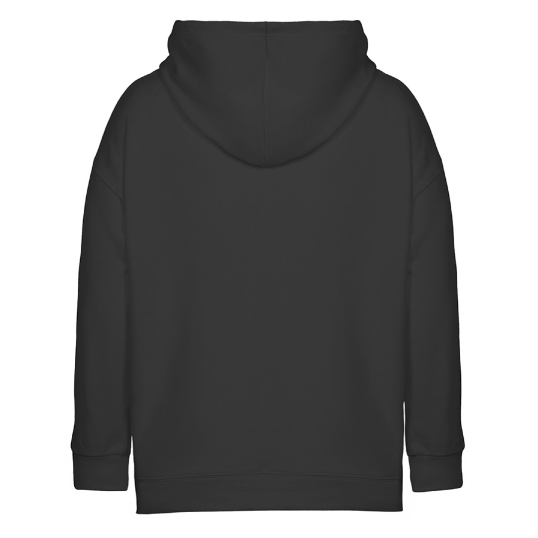 Толстовка мужская оверсайз MOHITO, чёрный, XS/S, 80% хлопок, 20% полиэст, 280 г/м2