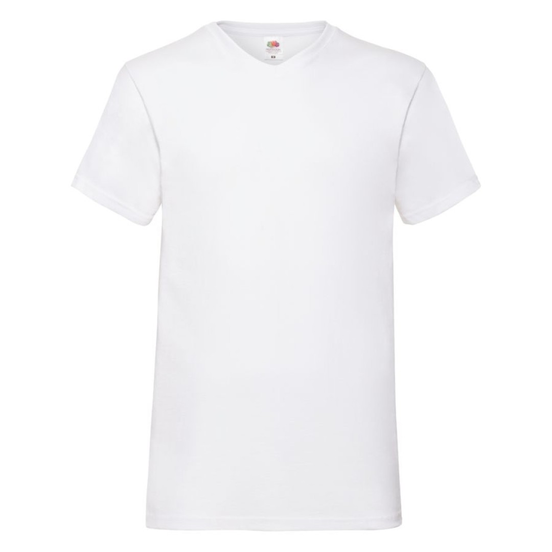 Футболка "Valueweight V-Neck T", белый_XL, 100% х/б, 160 г/м2
