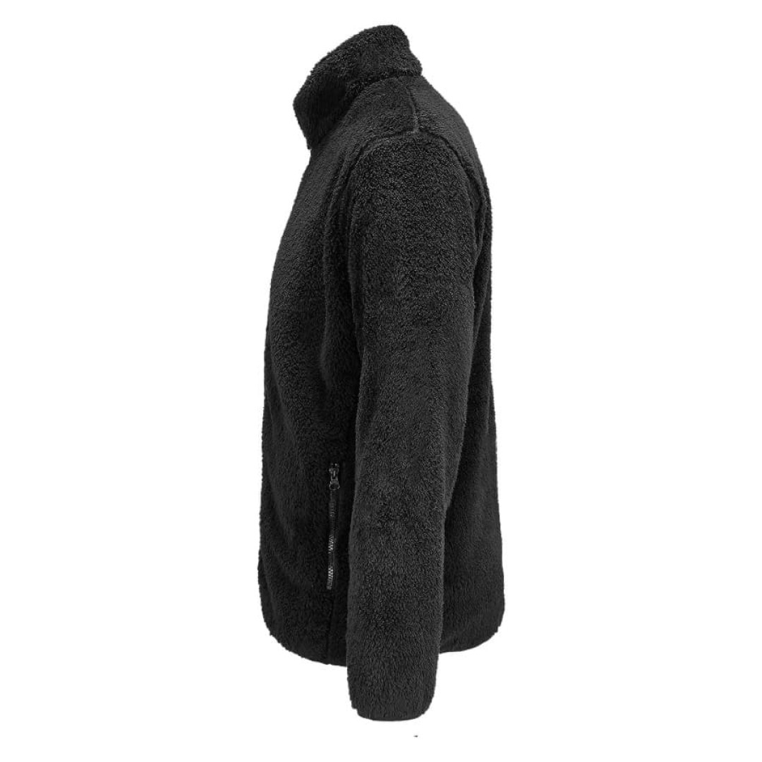 Куртка на молнии мужская FINCH, черный, XXL, 100% полиэстер, 275 г/м2