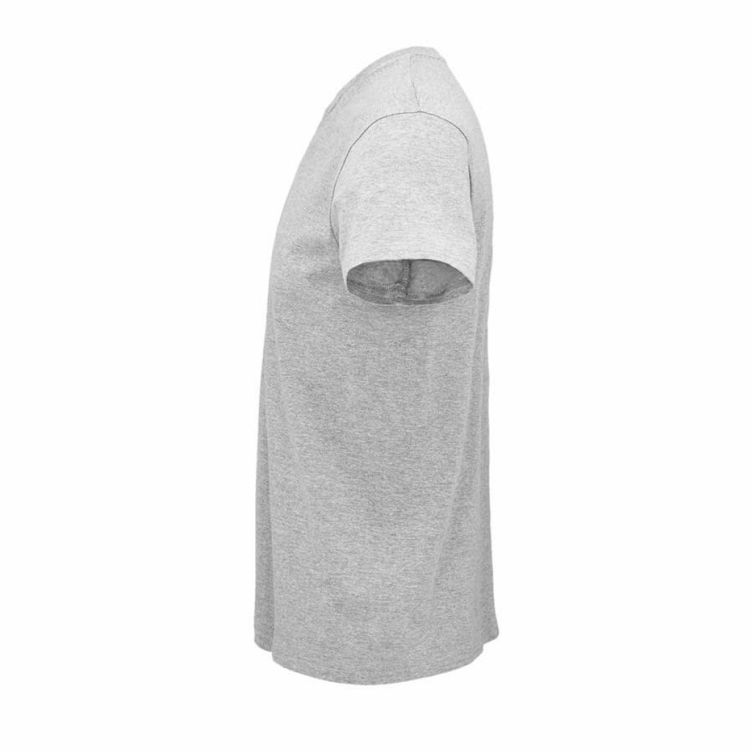 Футболка мужская "CRUSADER MEN", серый меланж, 4XL, 100% органический хлопок, 150 г/м2