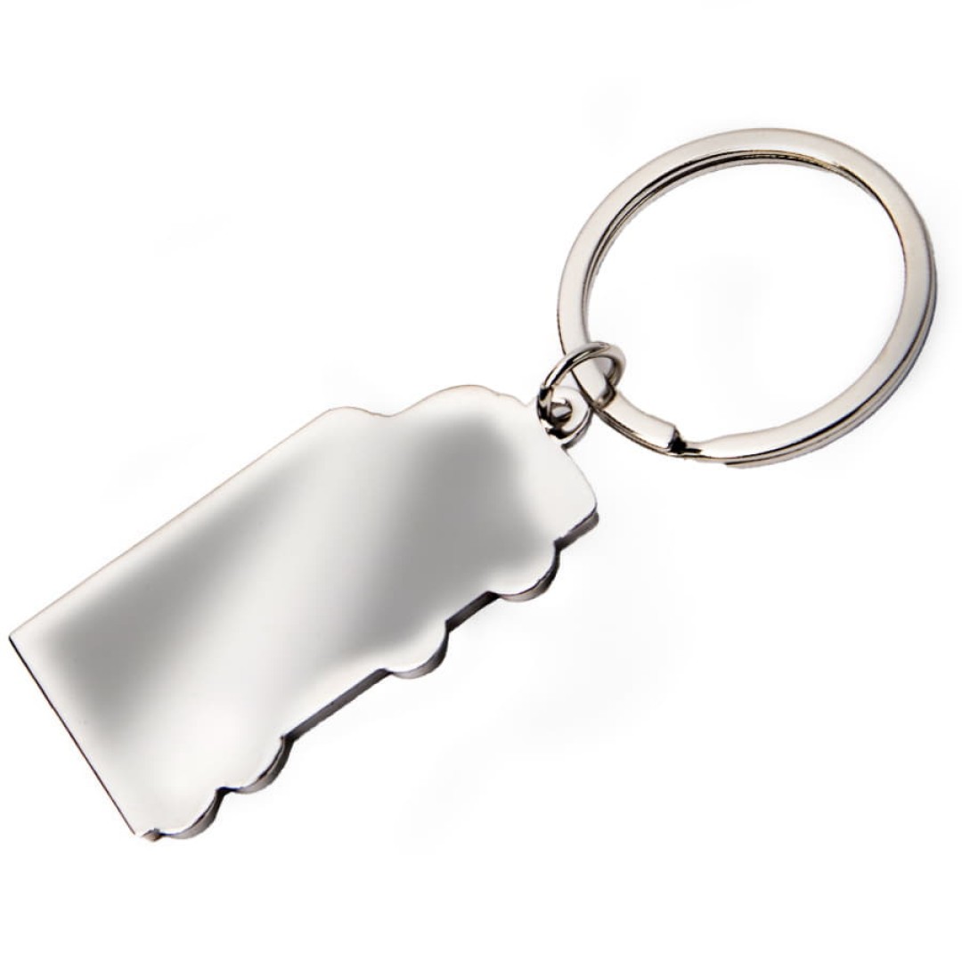 Брелок TITAN TRUCK, 5,4 x 2,7 x 0,4 см, металл