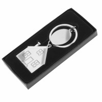 Брелок SILV HOME, 3,97 x 3,3 x 0,3 см, металл