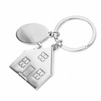 Брелок SILV HOME, 3,97 x 3,3 x 0,3 см, металл