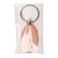 Брелок TIMBER OVAL, 5,2 x 3,2 см, дерево