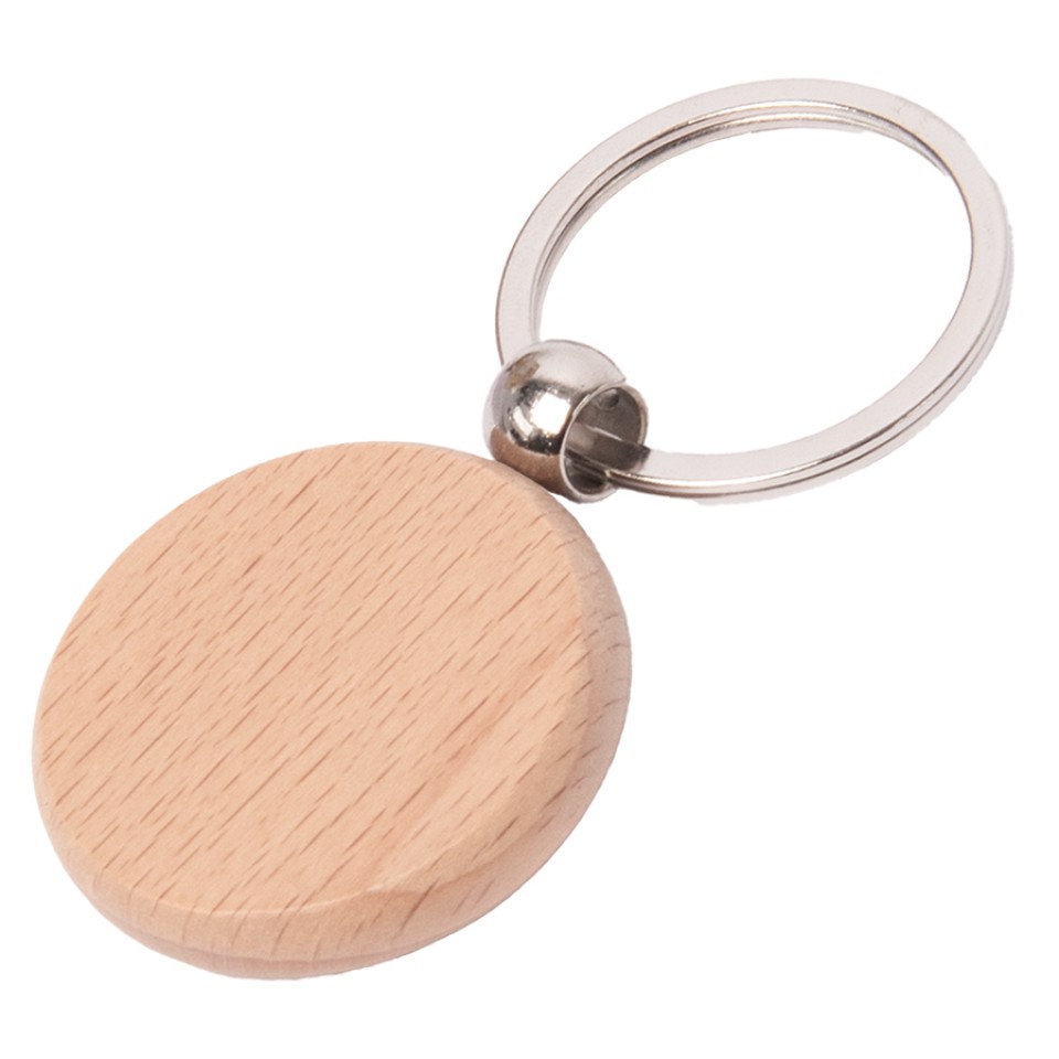 Брелок TIMBER CIRCLE, d = 4 см, дерево