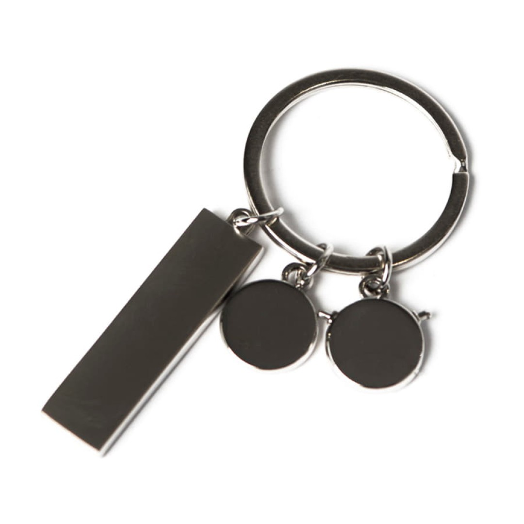 Брелок  "Мальчик и девочка", 8,1х1,15х0,35 см, металл