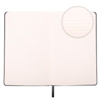 Бизнес-блокнот FUNKY, 130*210 мм, желтый,  серый форзац, мягкая обложка,  блок в линейку