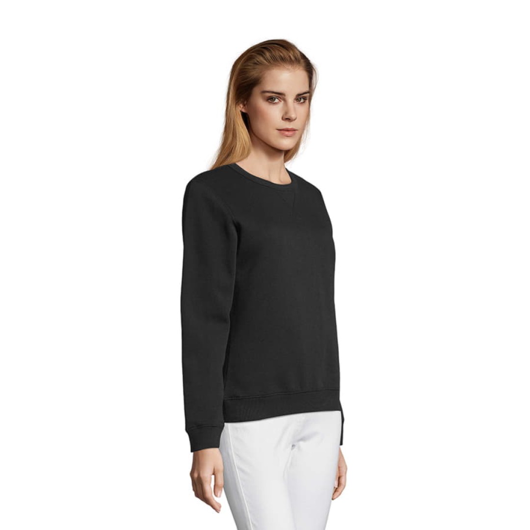 Толстовка женская SULLY WOMEN, черный, M, 80% хлопок 20% полиэстер, 280 г/м2