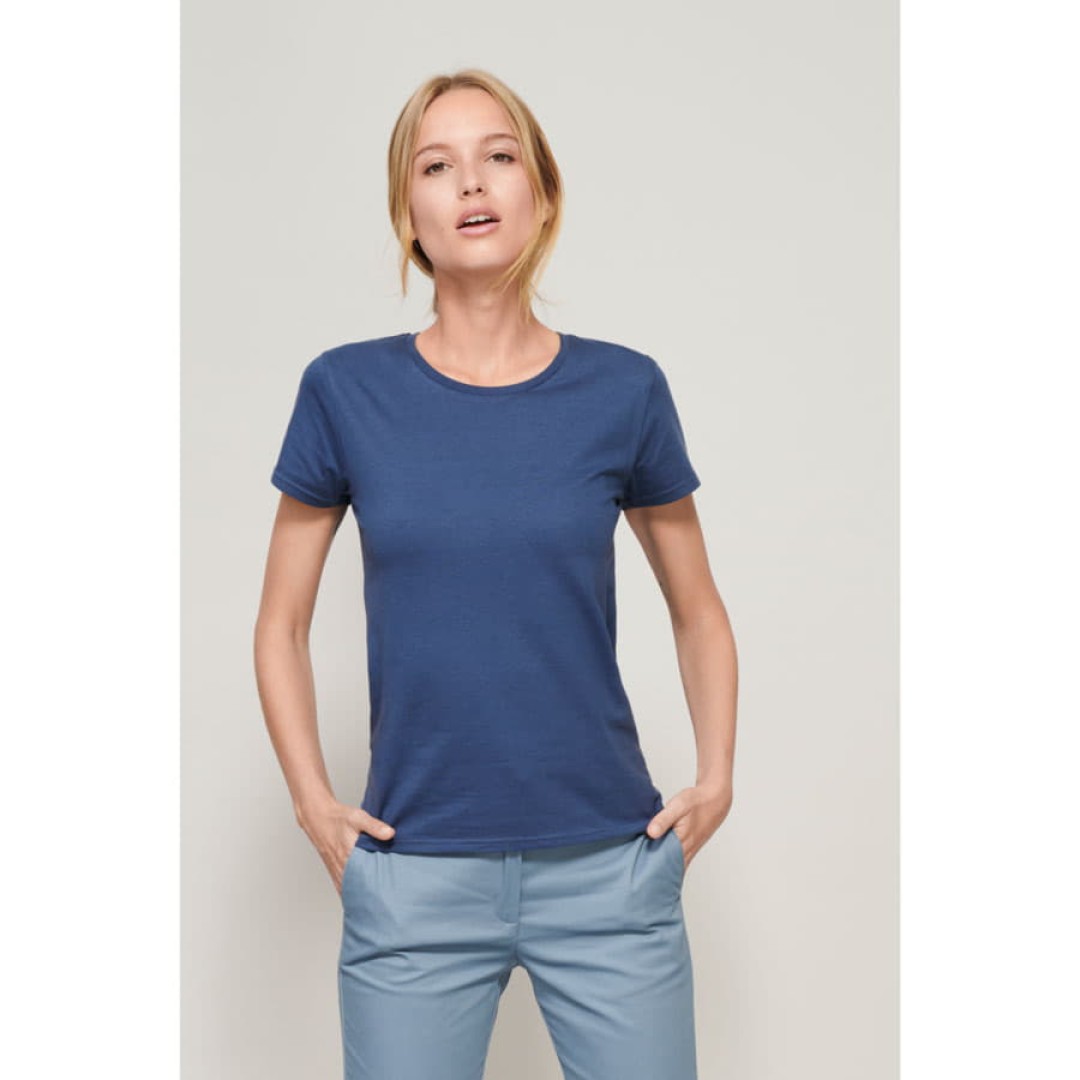 Футболка женская "CRUSADER WOMEN", красный, XL, 100% органический хлопок, 150 г/м2