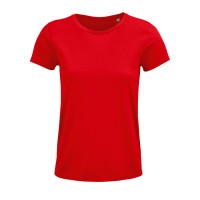 Футболка женская "CRUSADER WOMEN", красный, 2XL, 100% органический хлопок, 150 г/м2