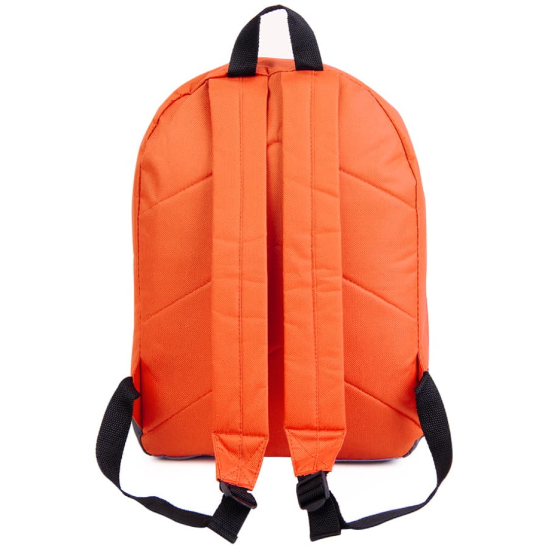 Рюкзак "URBAN",  оранжевый/серый , 39х27х10 cм, полиэстер 600D