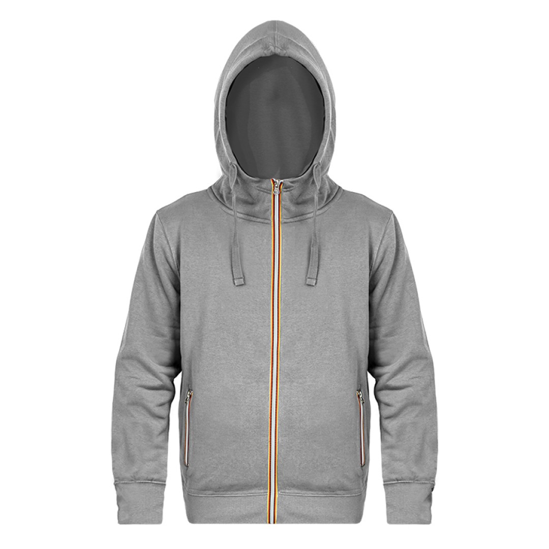 Толстовка мужская LAS VEGAS MAN, серый меланж, S, 80% хлопок, 20% полиэстр, 280 г/м2